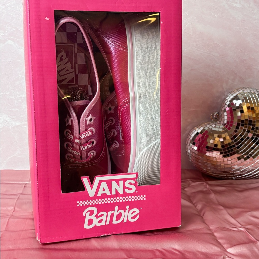 Vans Barbie Pink Slip-On Sneakers - Picture 1 of 9